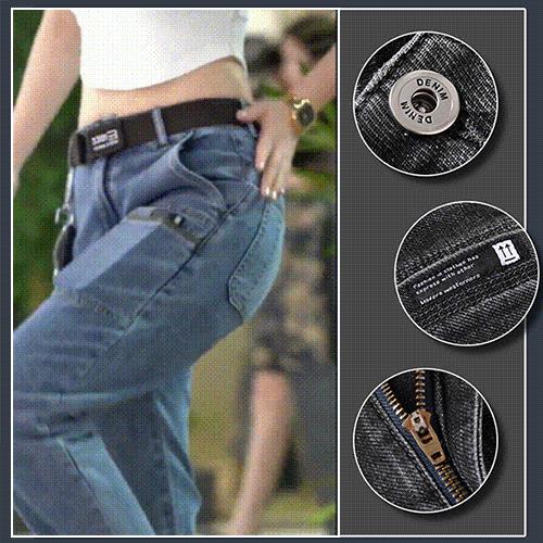 Dehnbare Herrenjeans mit geradem Bein