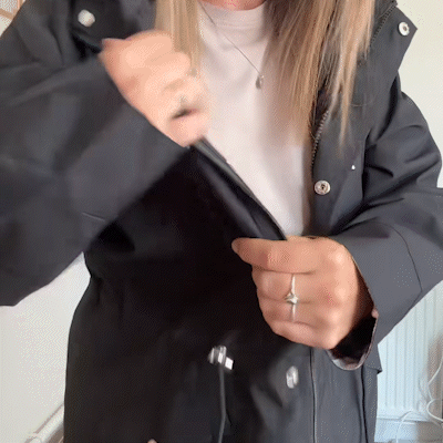 🧥LETZTER TAG 50 % RABATT🌧️💧Ultimative karierte wasserdichte Jacke für Damen🍃