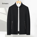 👑Fliwos® Herren Stehkragen Zipper Freizeitjacke
