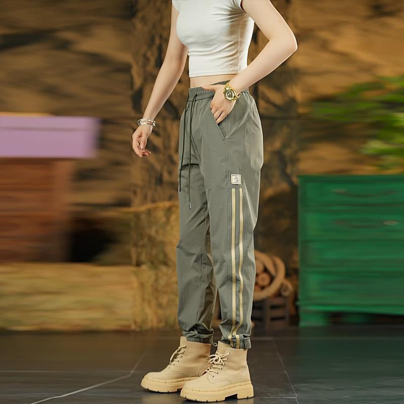 Stilvolle, lässige, atmungsaktive Hose aus Eisseide