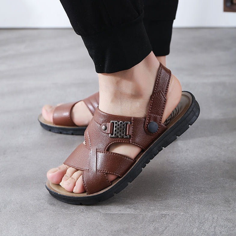 Atmungsaktive Sommersandalen für Herren mit verstellbarem Riemen