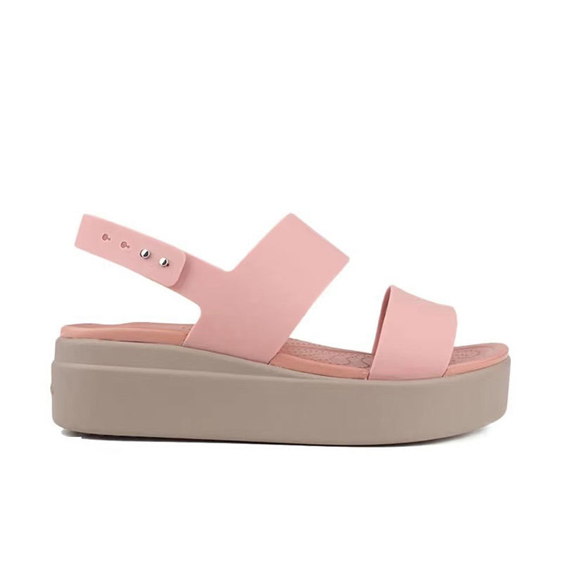 🌟 Damen-Komfortable Flache Plateausandalen☁️👡