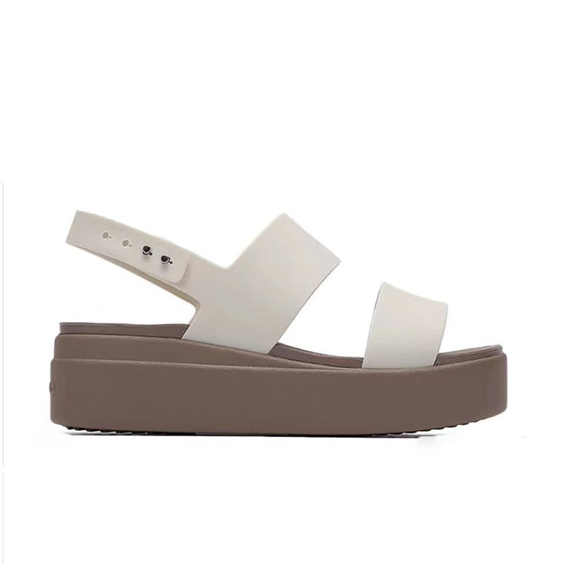 🌟 Damen-Komfortable Flache Plateausandalen☁️👡