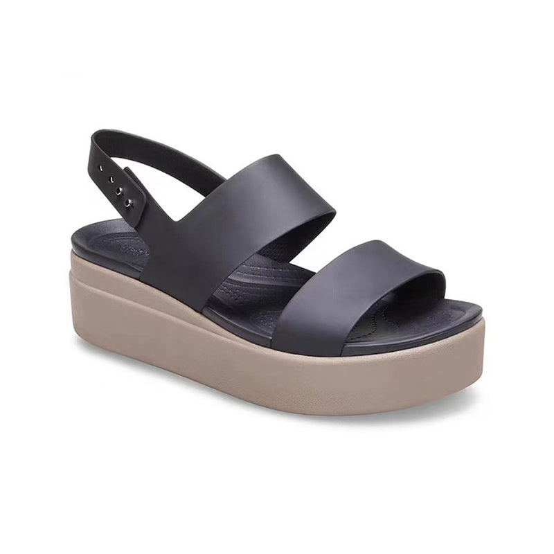 🌟 Damen-Komfortable Flache Plateausandalen☁️👡