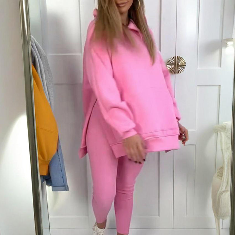Stilvolles Hoodie- und Hosenset für Damen