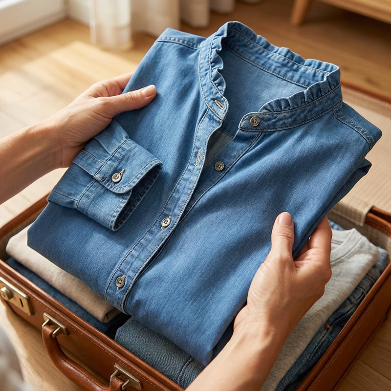 🌞Frühlingserwachen: 50% Rabatt!👕 Damen Freizeitbluse mit Rüschen-V-Ausschnitt & High-Low-Saum: Weich, atmungsaktiv & vielseitig für jeden Anlass