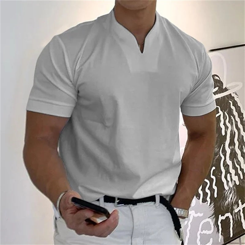 🌞Frühlingserwachen: 50% Rabatt!👔 Herren Business Kurzarm Fitness T-Shirt – Schmal geschnitten, UPF 50+ & atmungsaktiv für Athletik & Alltag