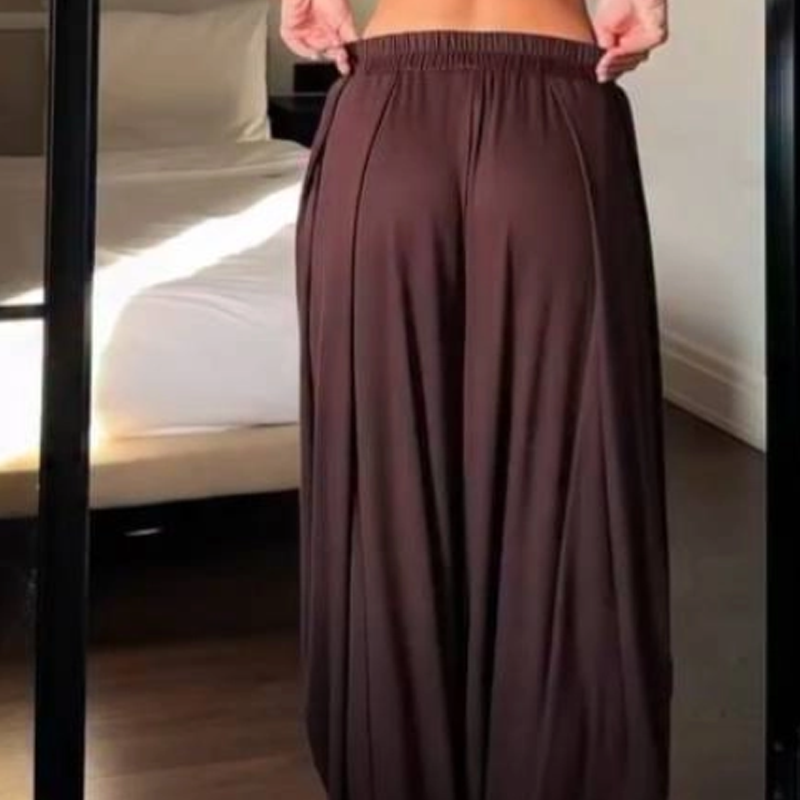 🌞Frühlingserwachen: 50% Rabatt!👕Damen Lockeres Langarm-T-Shirt & Pumphosen-Set – Hoch elastisch, Vielseitig & Bequem für Alltag