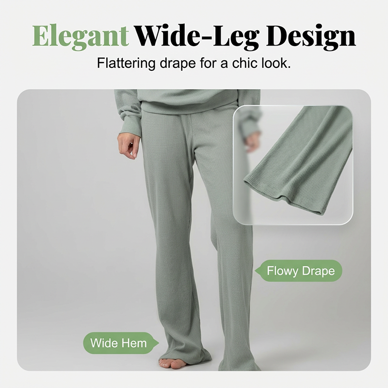 🌞Frühlingserwachen: 50% Rabatt!💎Premium Waffelstrick-Set (2-teilig) – Dein ultimatives Loungewear-Upgrade