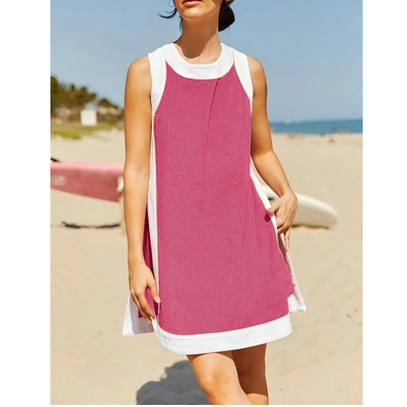 🌞Frühlingserwachen: 50% Rabatt!🔥Sportlicher Zweiteiler "Active Summer": Ärmelloses Kleid & Passende Shorts