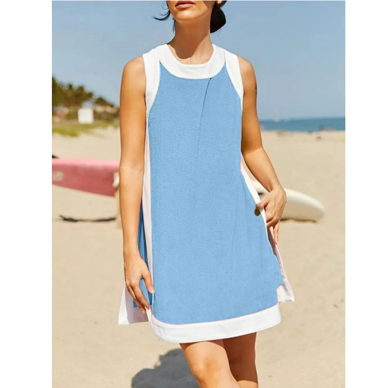 🌞Frühlingserwachen: 50% Rabatt!🔥Sportlicher Zweiteiler "Active Summer": Ärmelloses Kleid & Passende Shorts